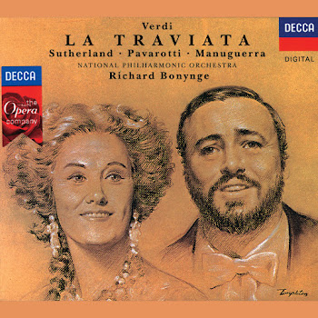 Luciano Pavarotti - Verdi: La Traviata / Act 1: Libiamo Ne'lieti Calici Ft Joan Sutherland & The London Opera Chorus & National Philharmonic Orchestra