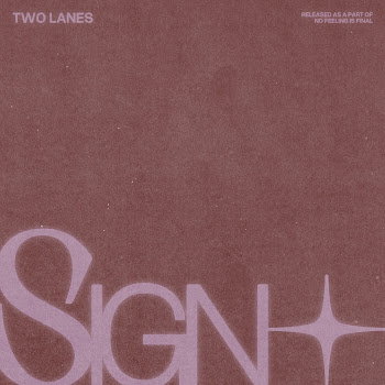 Two Lanes - Sign